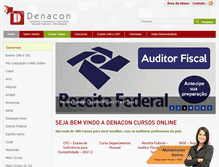 Tablet Screenshot of denacon.com.br